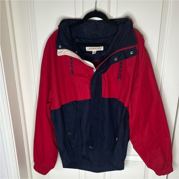 Men’s London Fog  Nautical Windbreaker Jacket size XXL - Picture 11 of 11